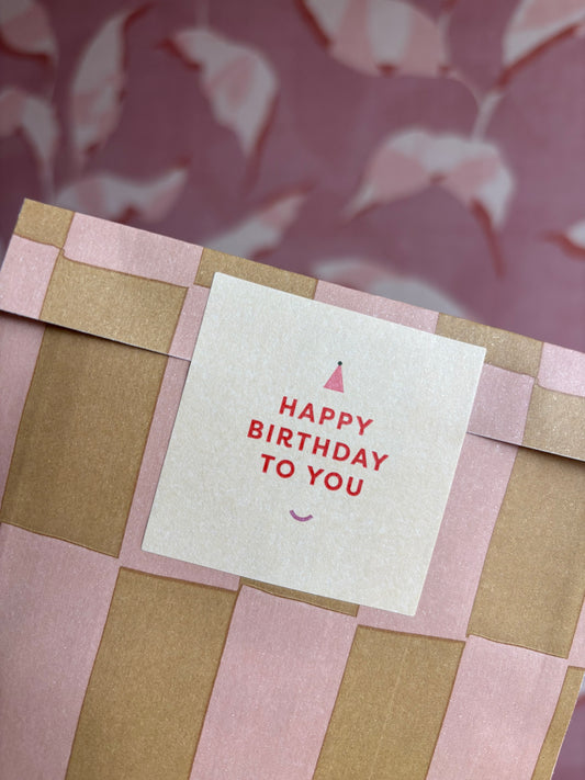 Sticker - Happy Birthday To You (10 stuks)