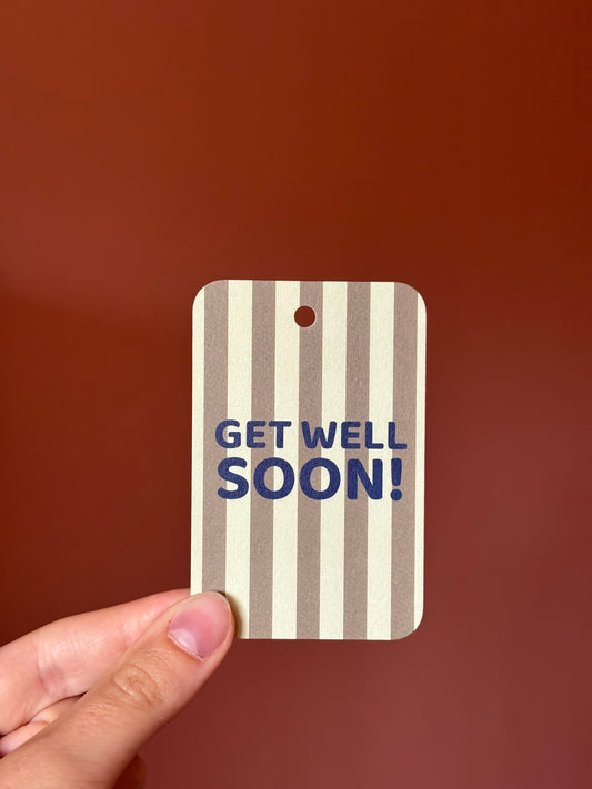 Cadeaulabel - Get Well Soon