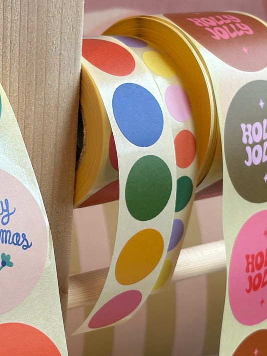 Sticker - Happy Dots (10 stuks)