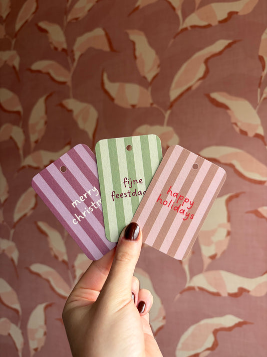 Cadeaulabelset Classic Christmas