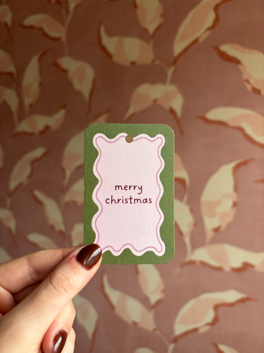 Cadeaulabel - Funky Merry Christmas