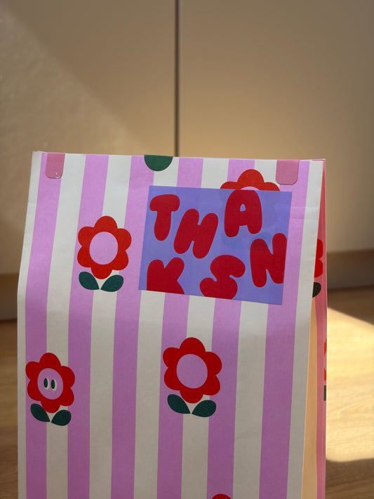 Sticker - Thanks (10 stuks)