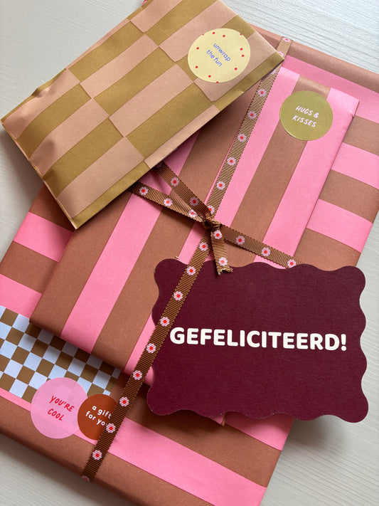 Sticker - Hugs & Kisses (10 stuks)