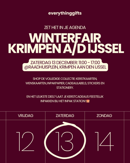 everythinggifts op de Winterfair in Krimpen aan den IJssel!