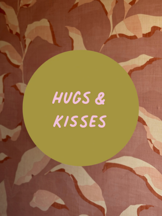 Sticker - Hugs & Kisses (10 stuks)
