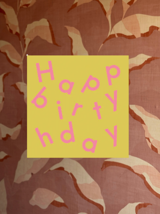 Sticker - Happy Birthday (10 stuks)