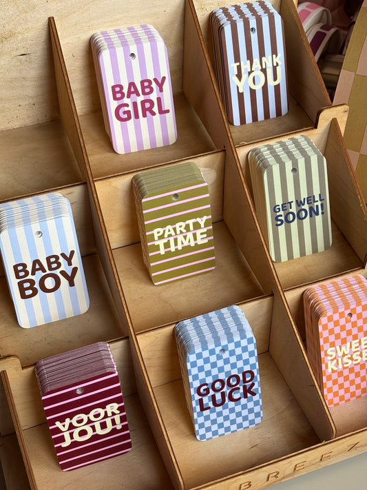 Cadeaulabelset (8 stuks)
