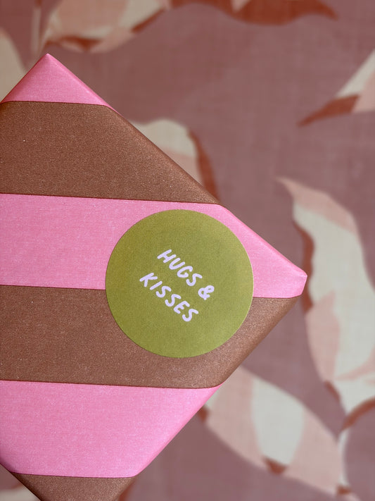 Sticker - Hugs & Kisses (10 stuks)
