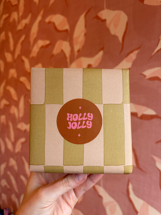 Sticker - Holly Jolly (6 stuks)