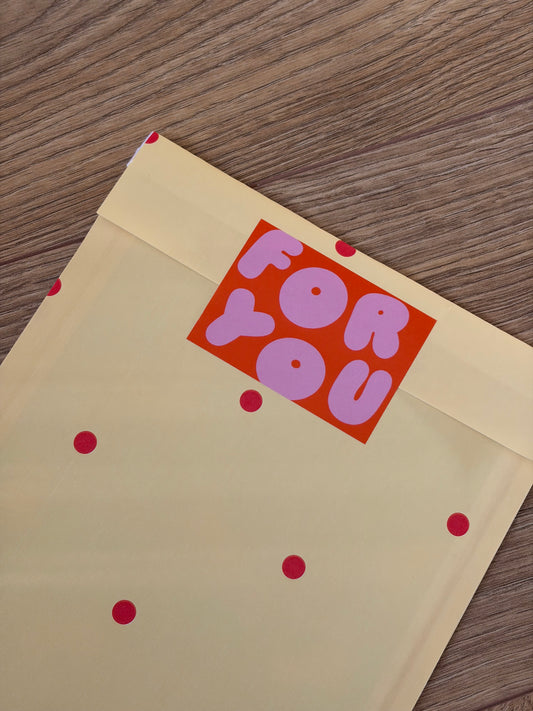 Sticker - For You (10 stuks)