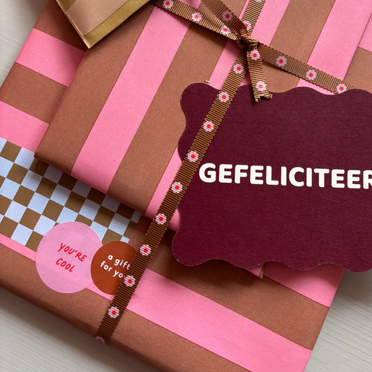 Katoenen Lint - Flowers
