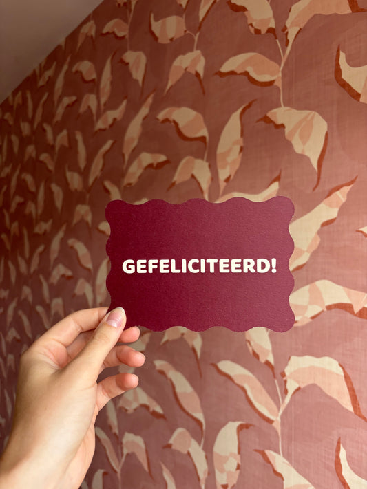 Gefeliciteerd!