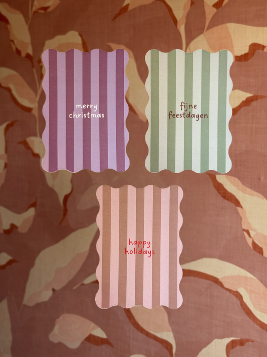 Wenskaartenset Classic Christmas