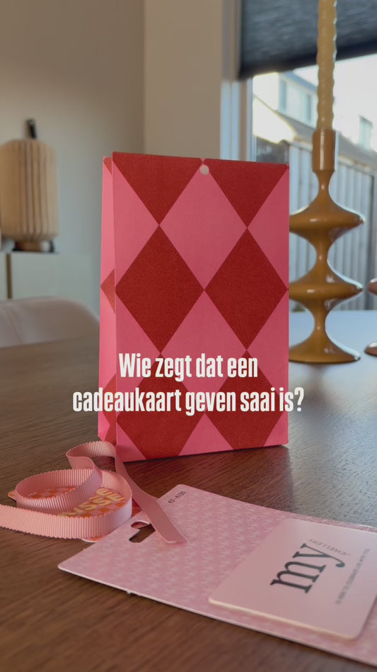 Katoenen Lint - Roze